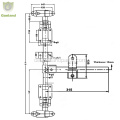 GL-11142 Van Body Truck Türschloss Set 27 mm